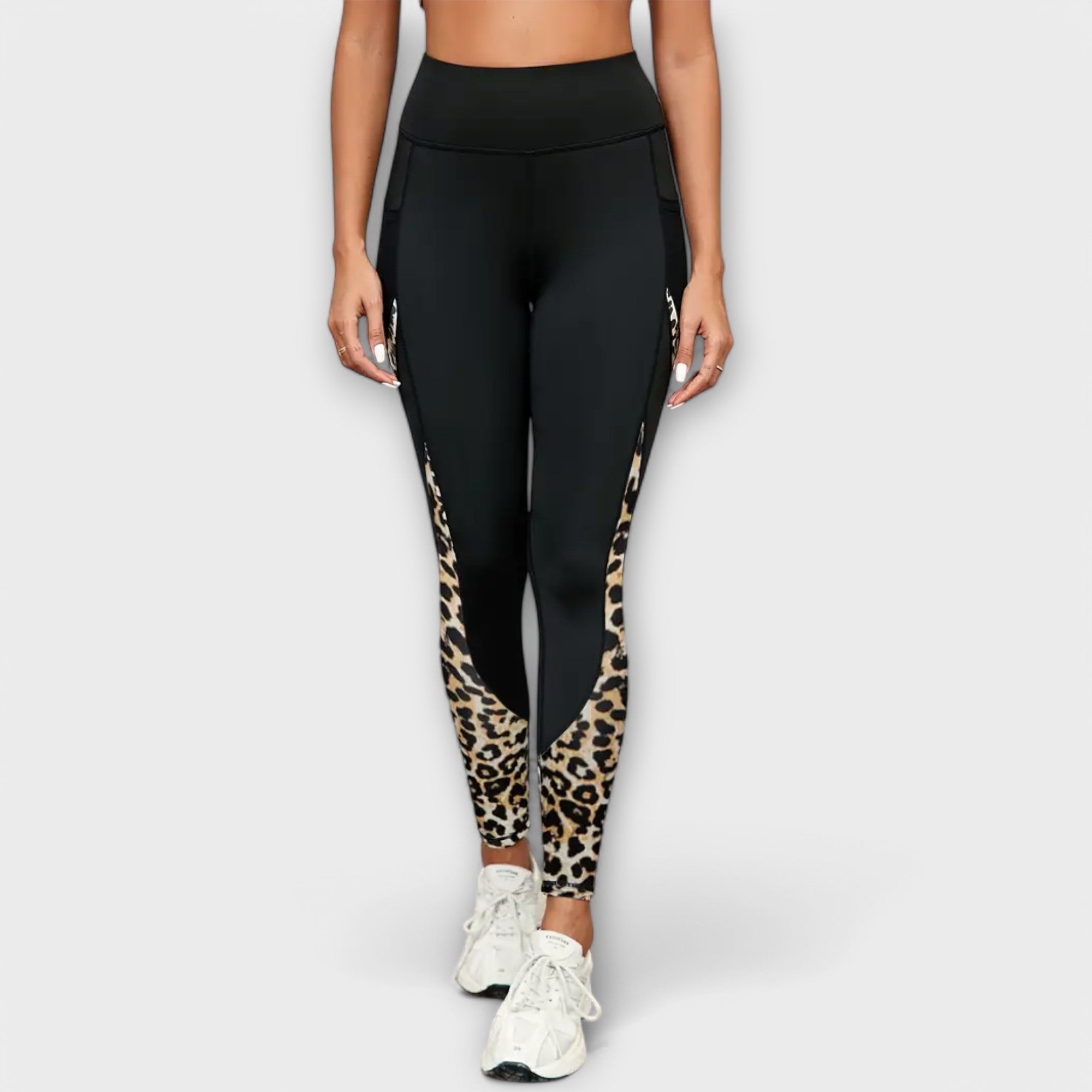 Carmo - High-Waist Leopard Print Leggings