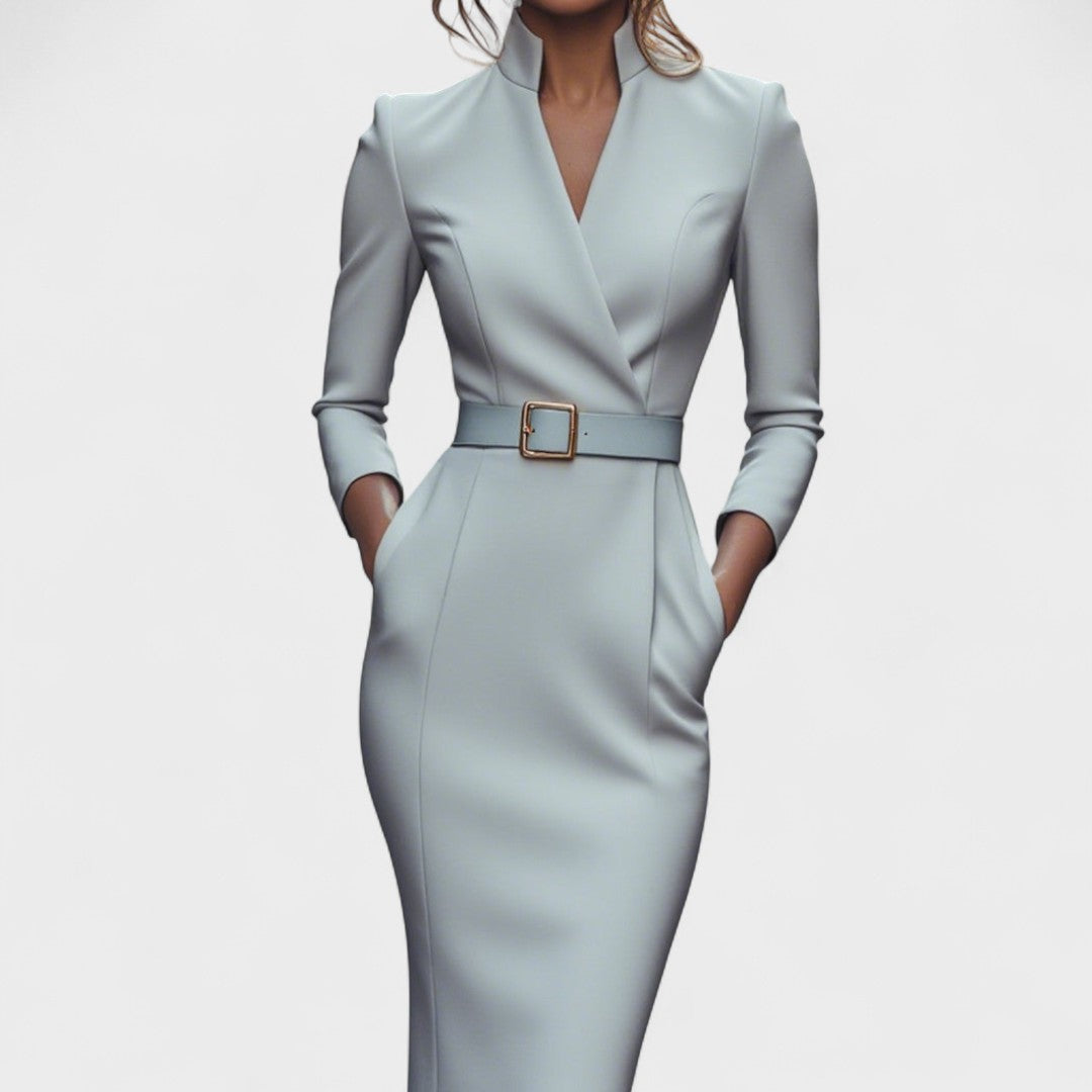 Inês – Elegant Dress with Belt