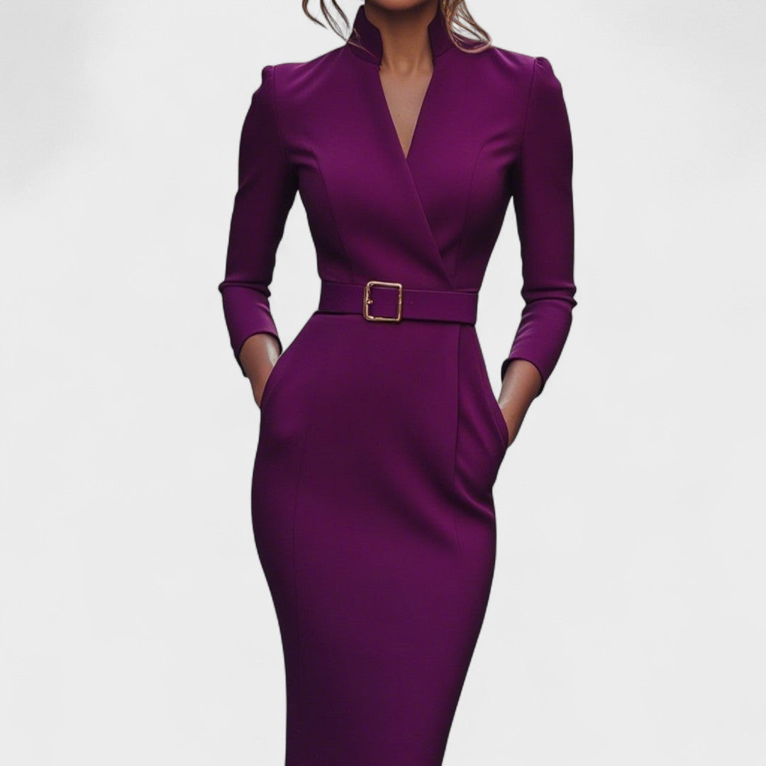Inês – Elegant Dress with Belt