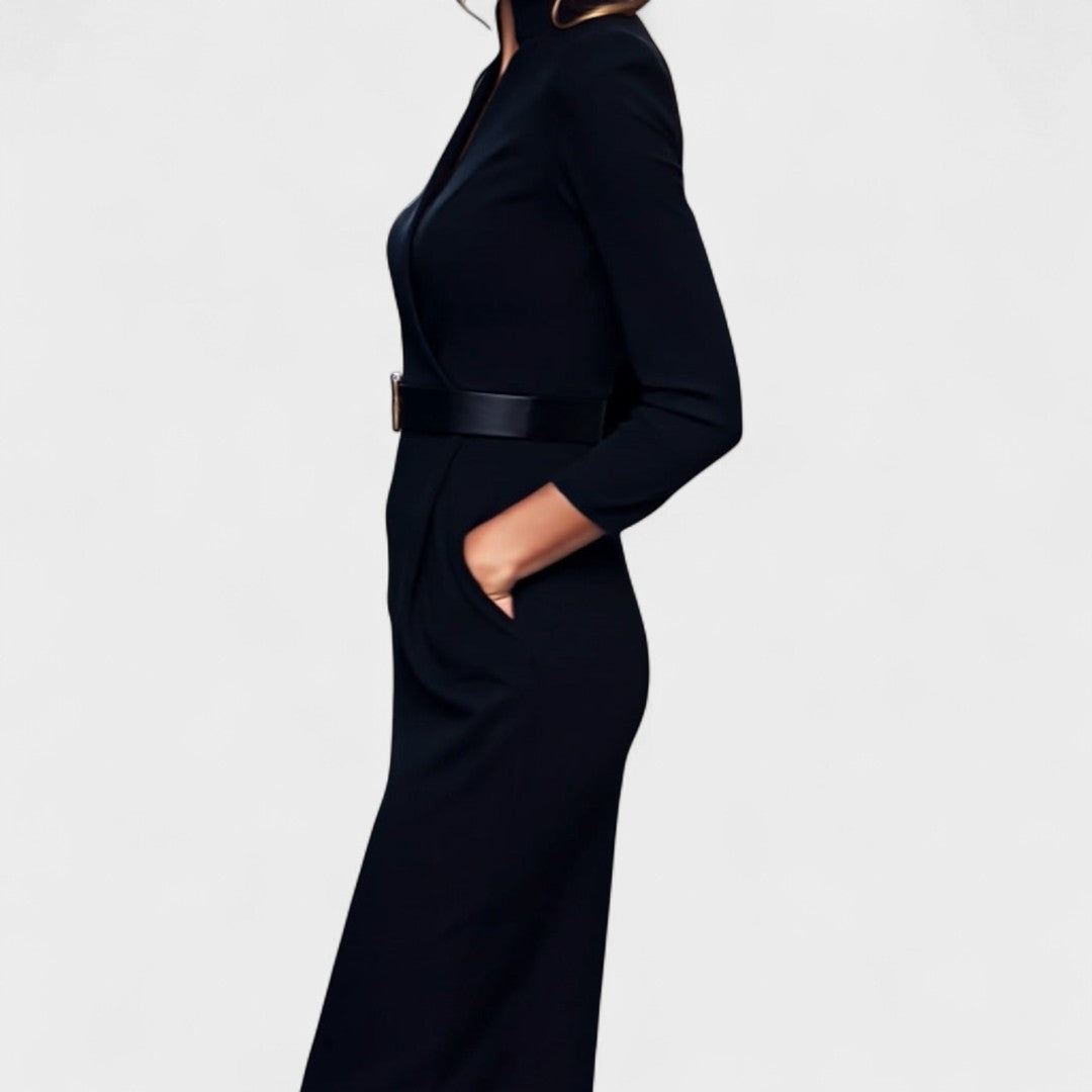 Inês – Elegant Dress with Belt