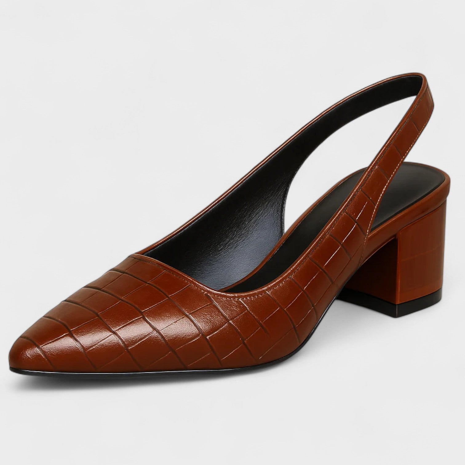 Vera – Crocodile-Pattern High Heels