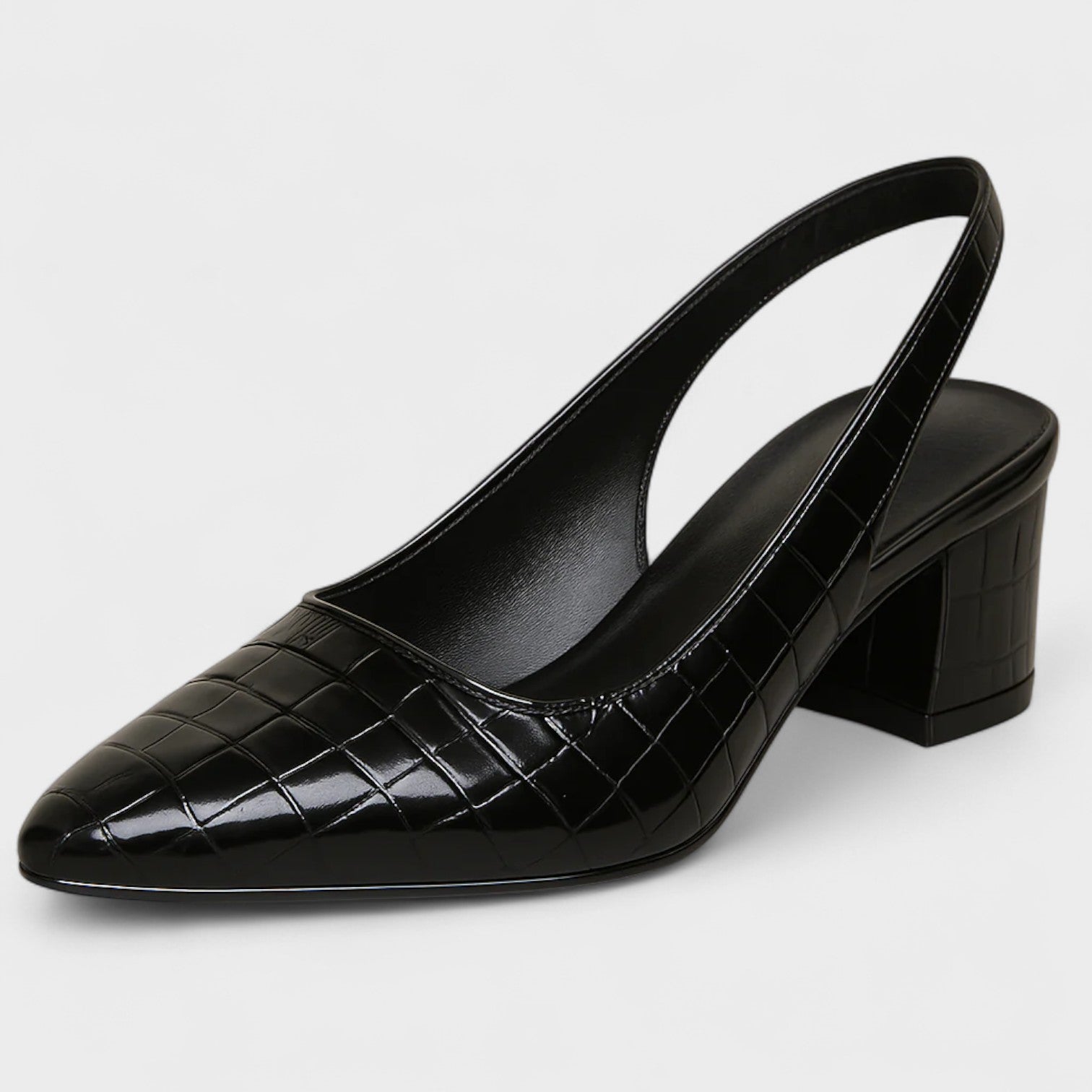 Vera – Crocodile-Pattern High Heels