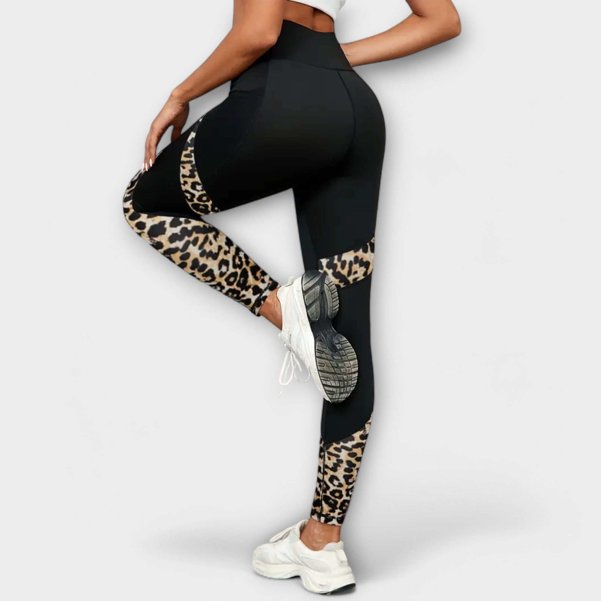 Carmo - High-Waist Leopard Print Leggings