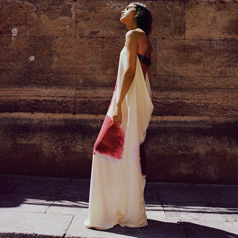 ORCHID Cream Tube Dress