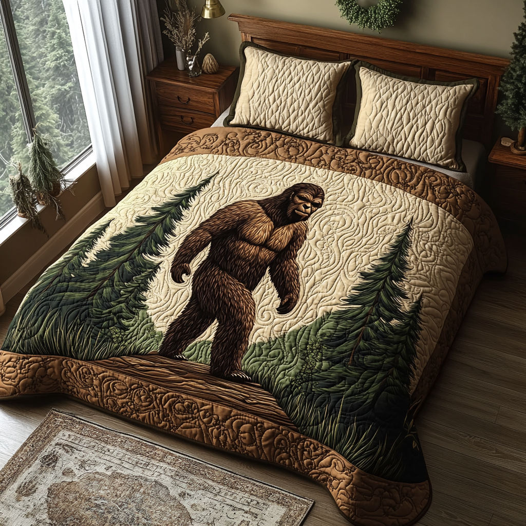 Woodland 3-Piece Quilted Bedding Set