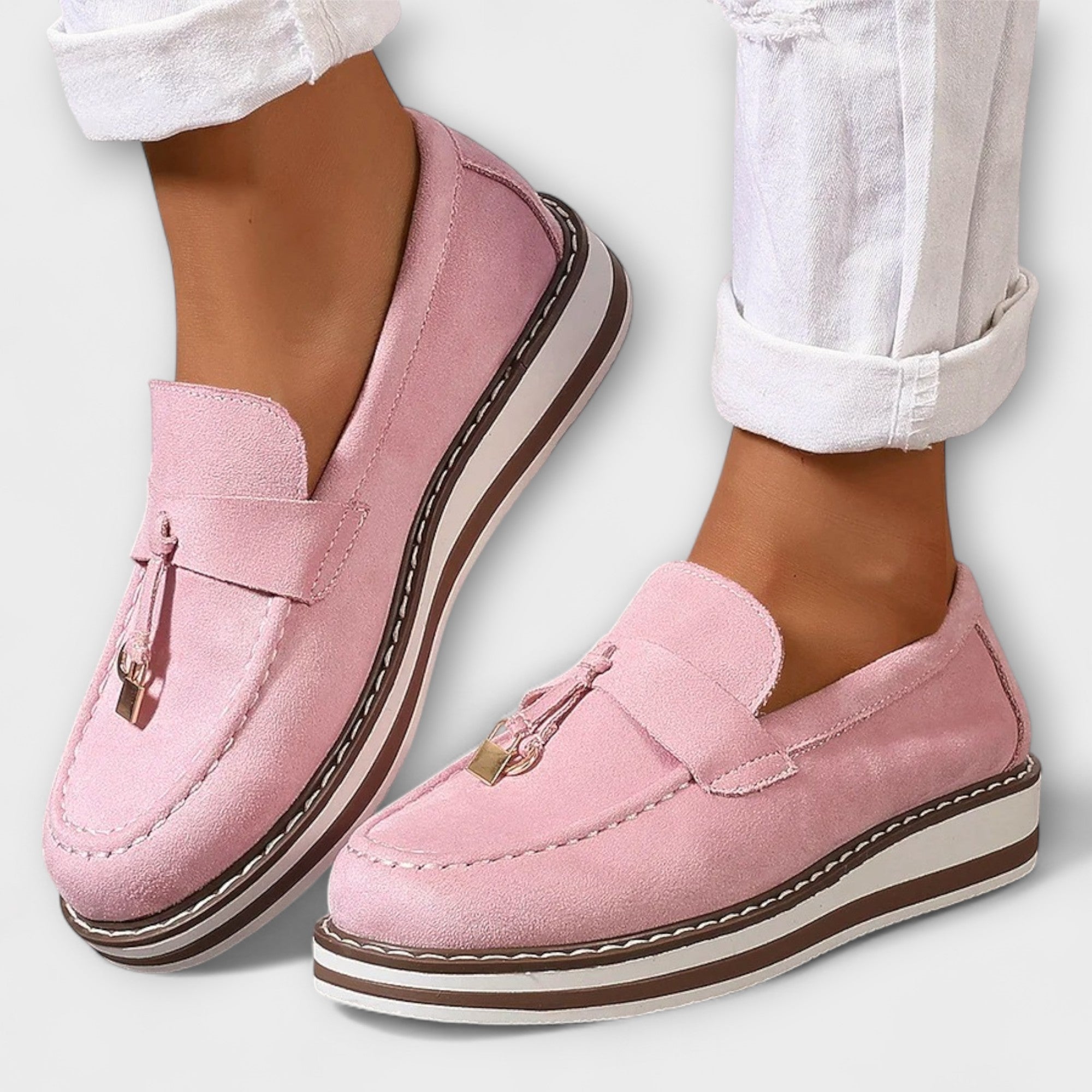 Ines - Casual Round-Toe Loafers