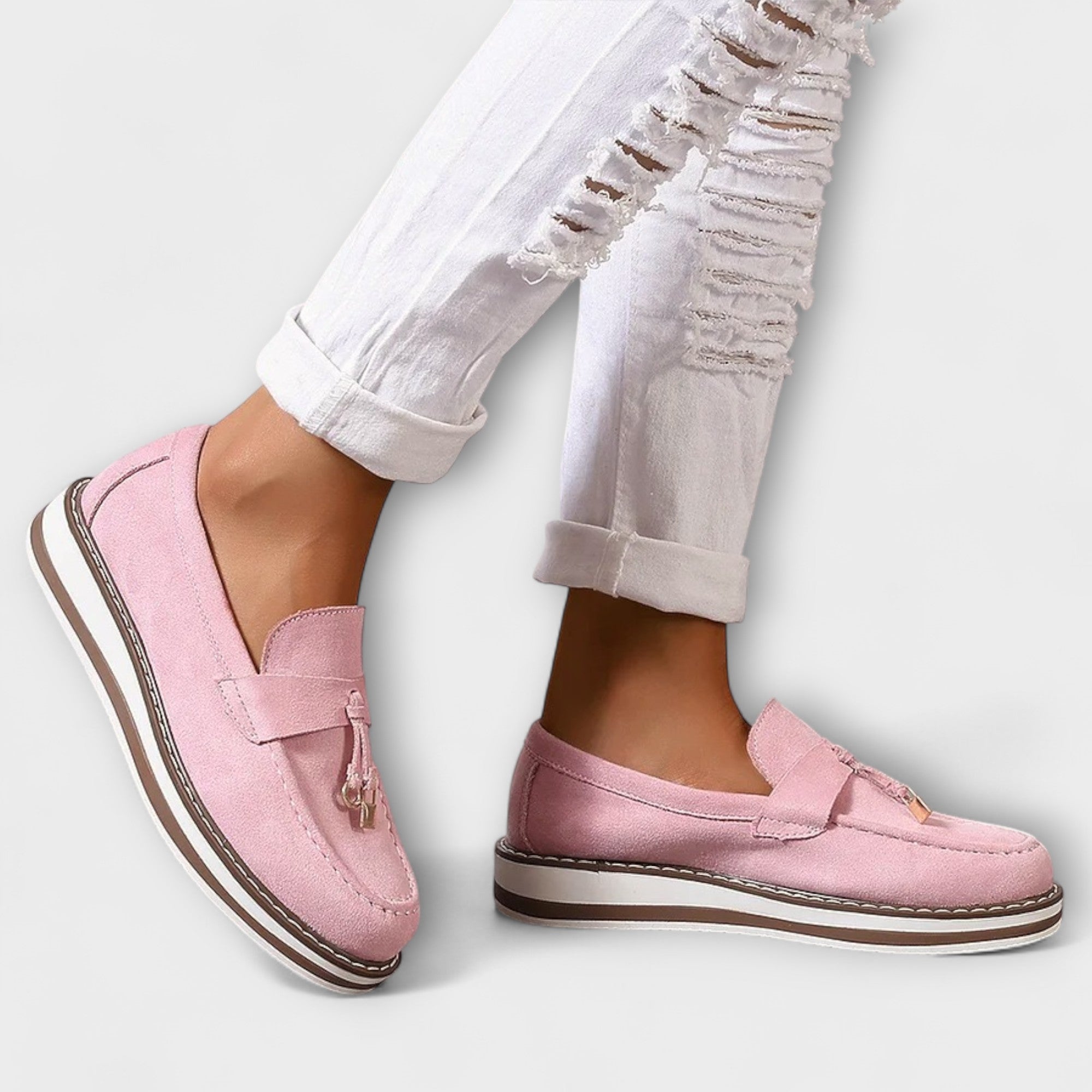 Ines - Casual Round-Toe Loafers